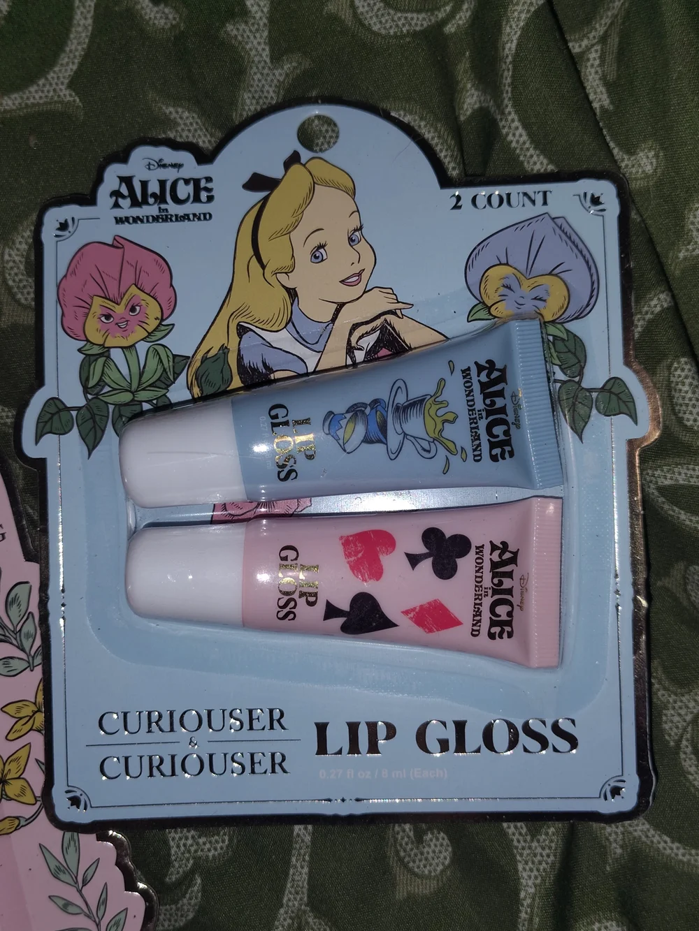 Disney Alice in Wonderland Lip Gloss Duo & Tubes NWT